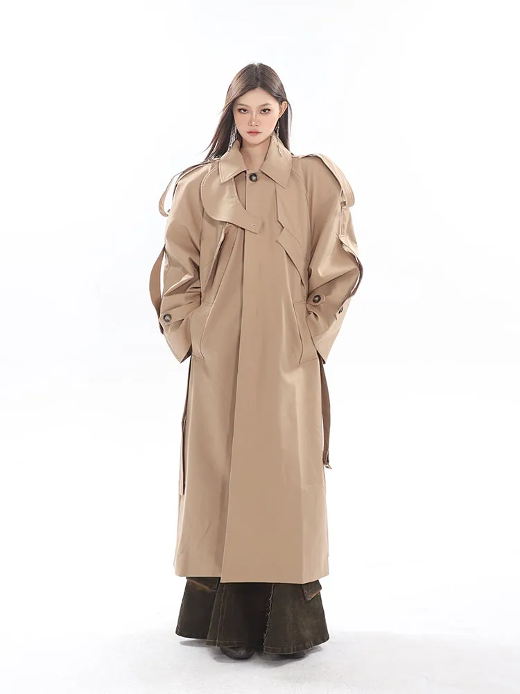 【24s Sep.】Classic Retro Long Trench Coat