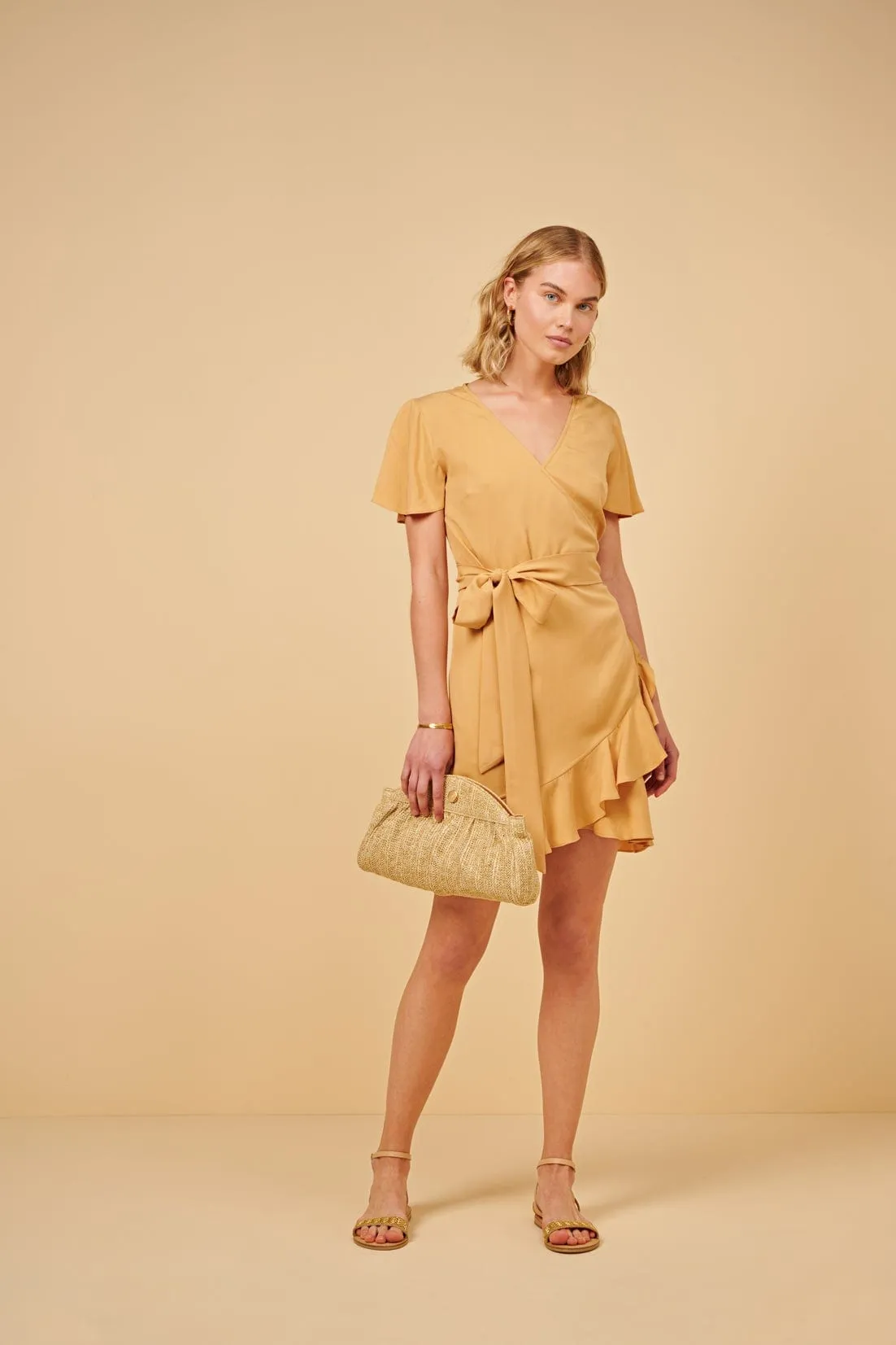 Amalia Mini Wrap Dress