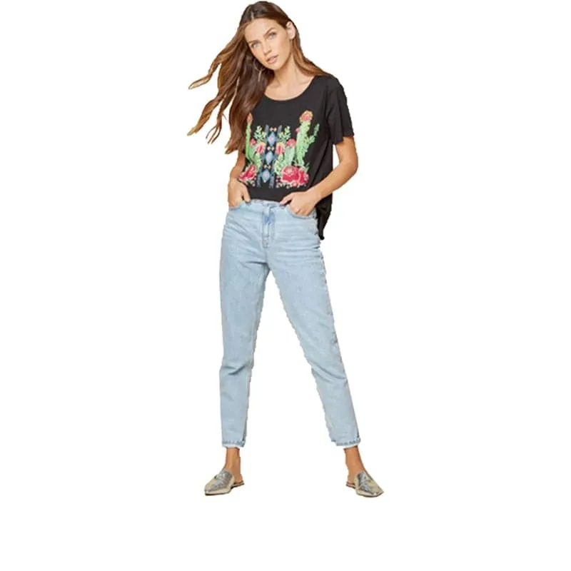 Andree Women's Cactus Graphic Design T-shirt