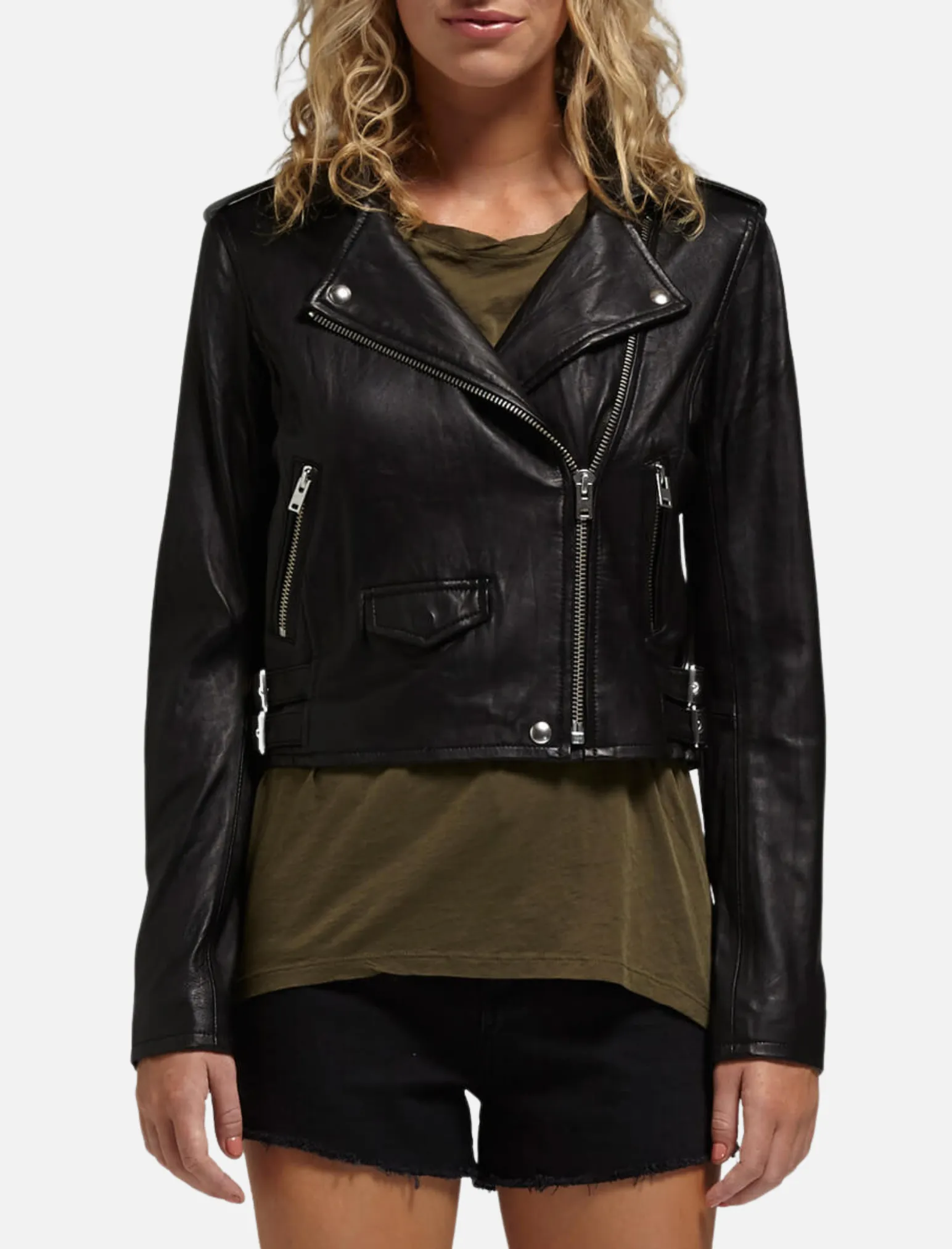 Ashville Leather Moto Jacket