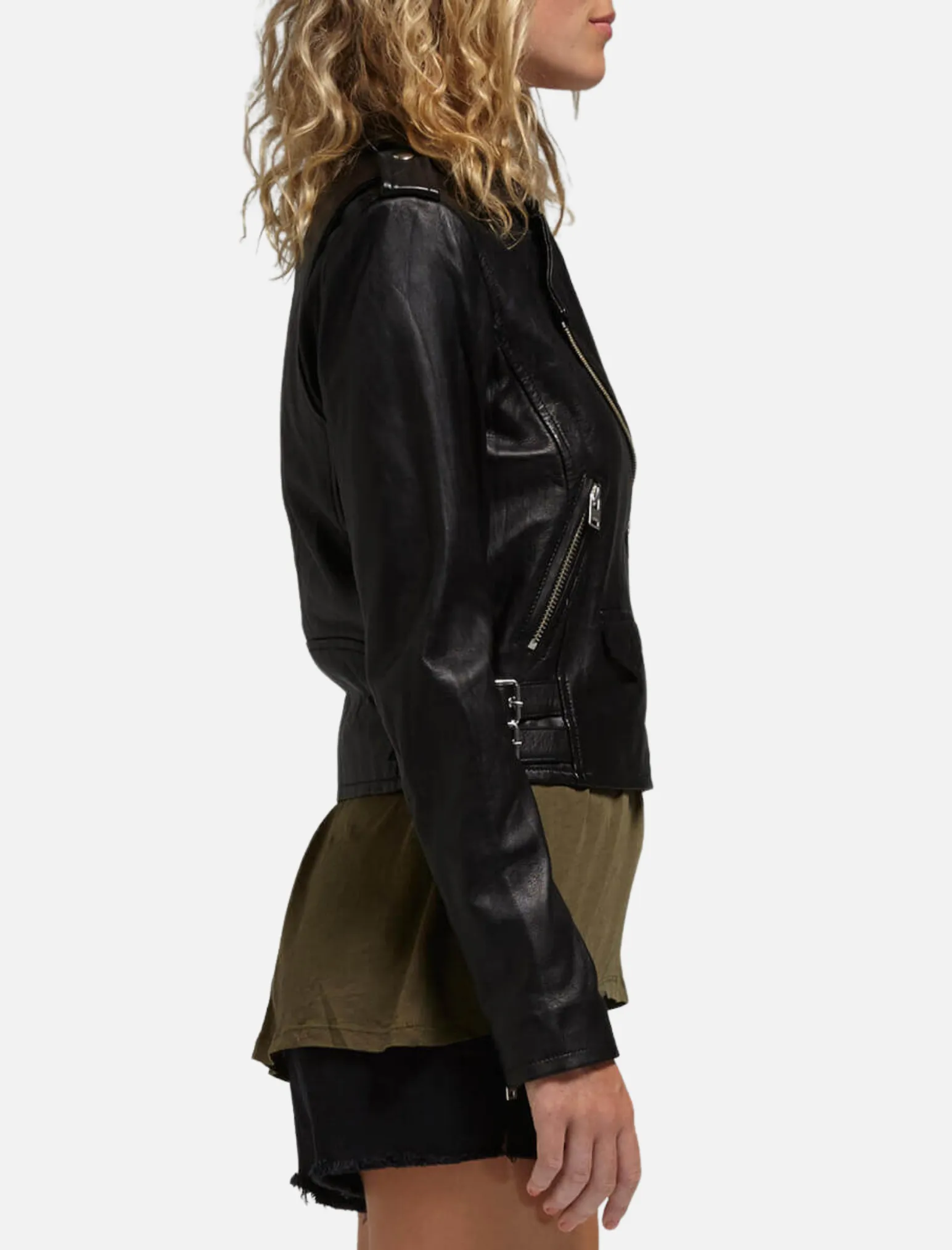 Ashville Leather Moto Jacket