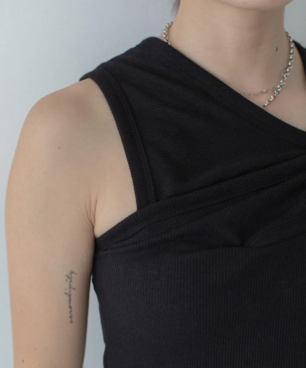 asymmentry tank top