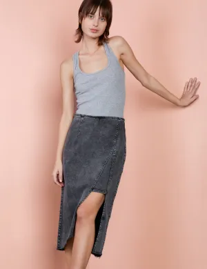 Asymmetrical Wrap Skirt