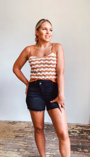 Beach Escape Crochet Tank