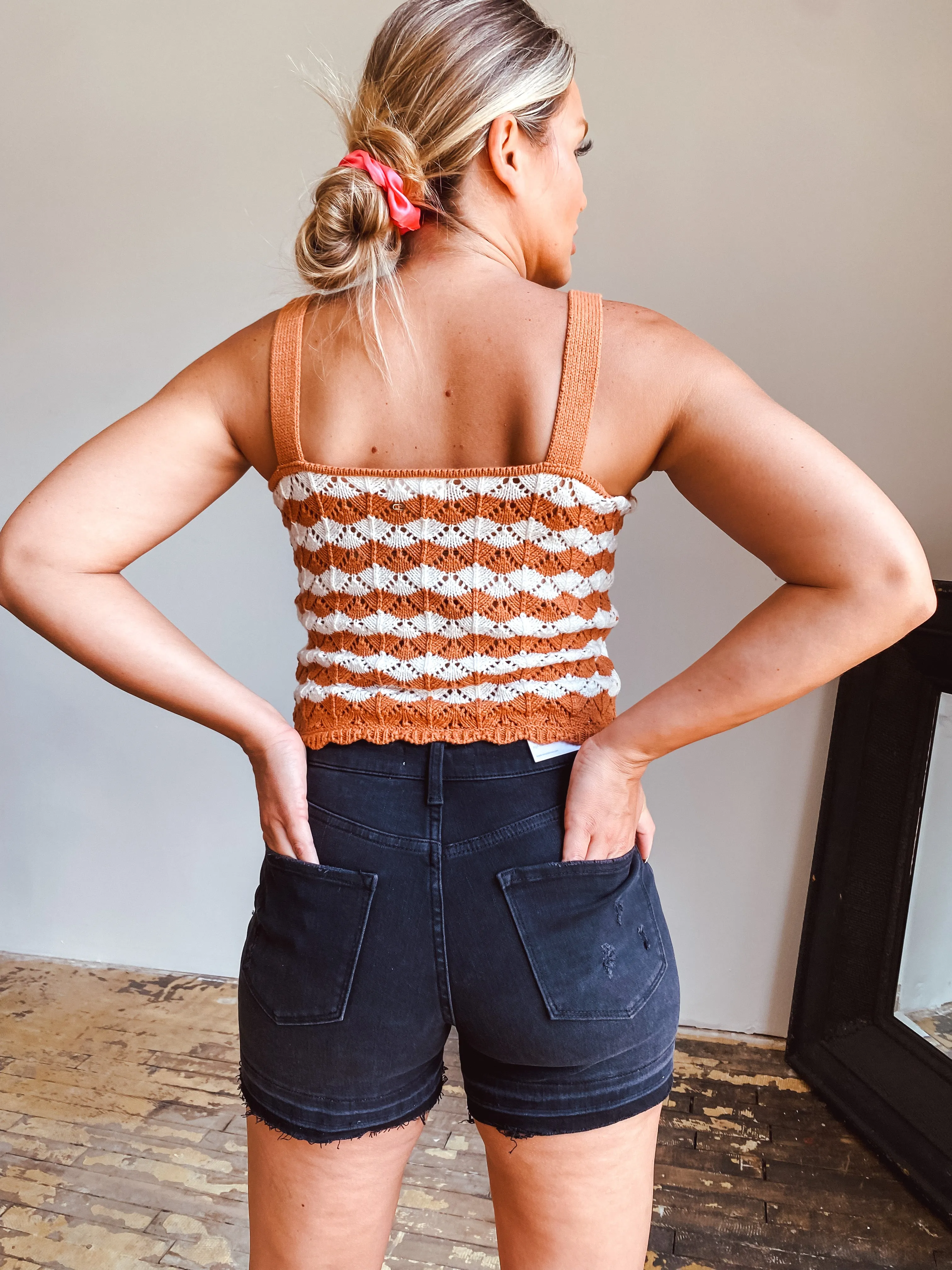 Beach Escape Crochet Tank