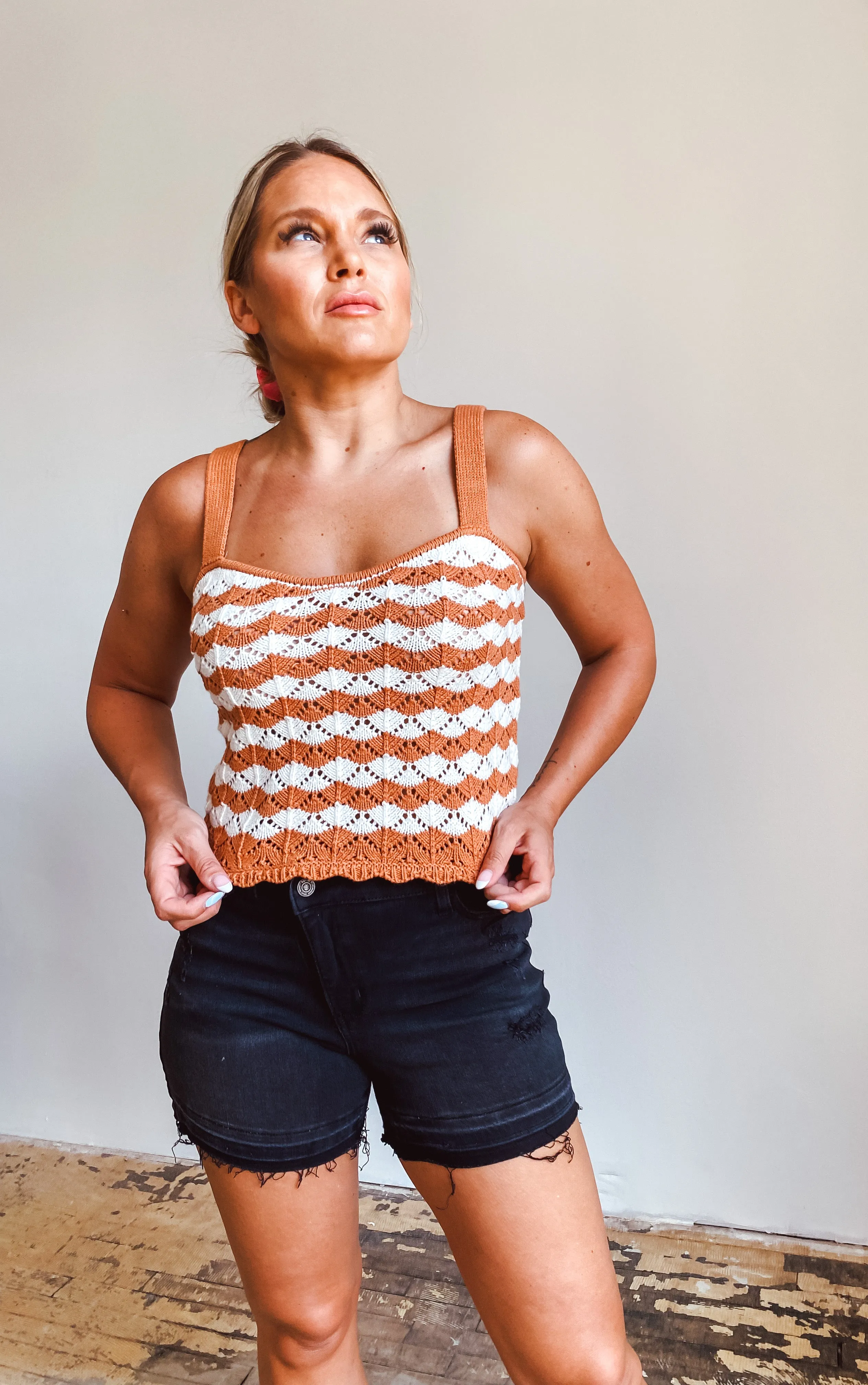 Beach Escape Crochet Tank