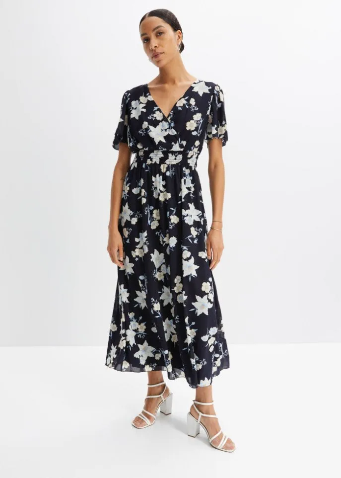 Bodyflirt Floral Maxi Dress, Blue