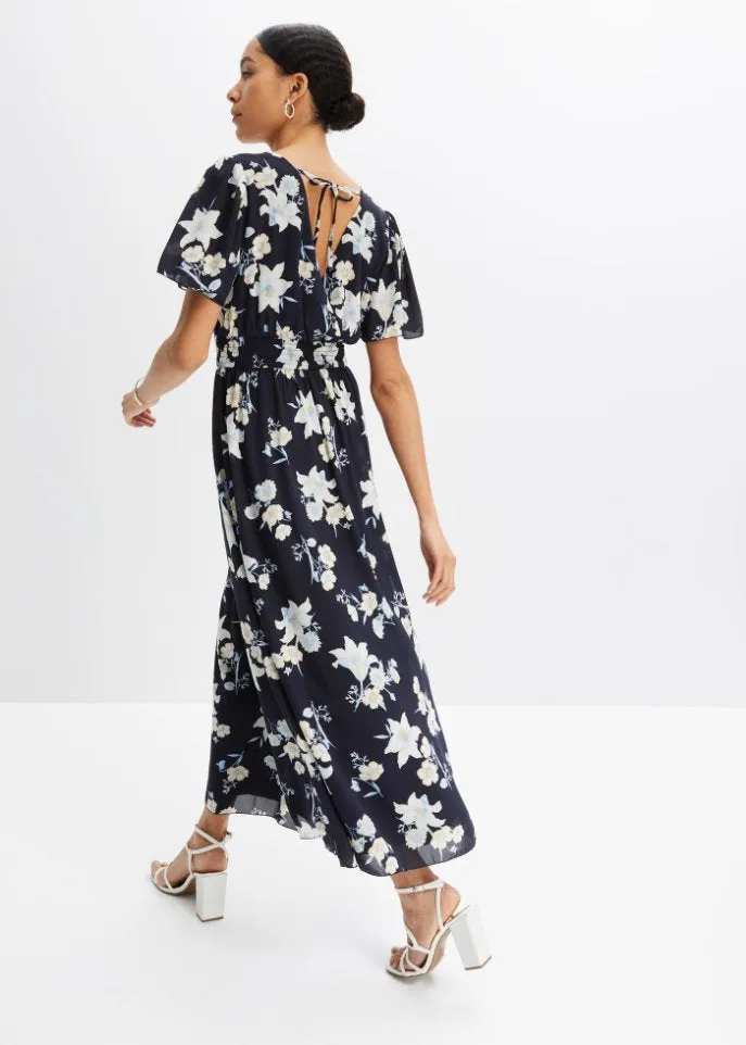 Bodyflirt Floral Maxi Dress, Blue