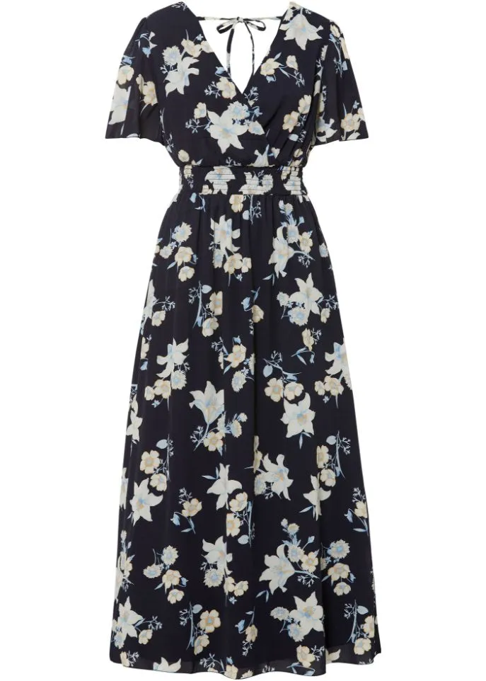 Bodyflirt Floral Maxi Dress, Blue