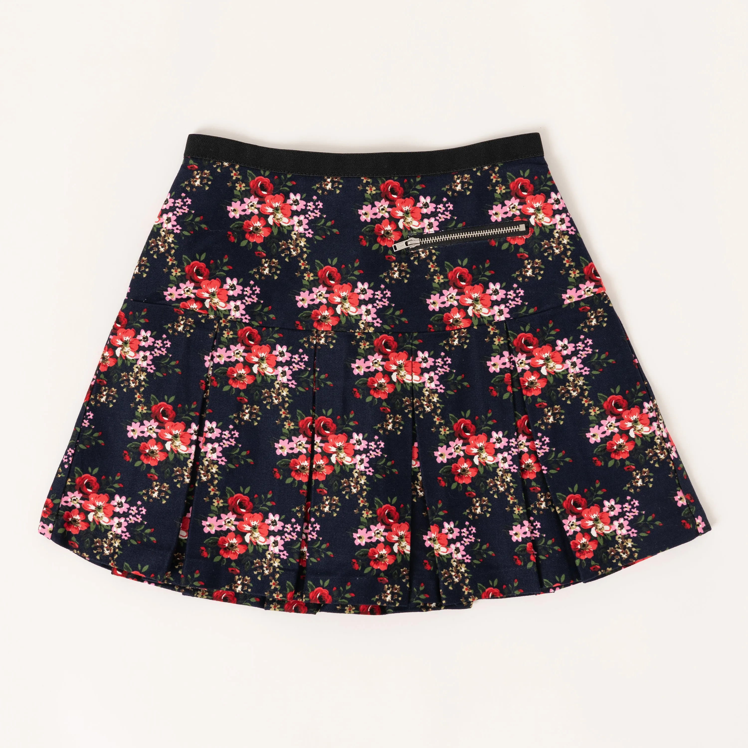 Bouquet Floral Pleated Skirt