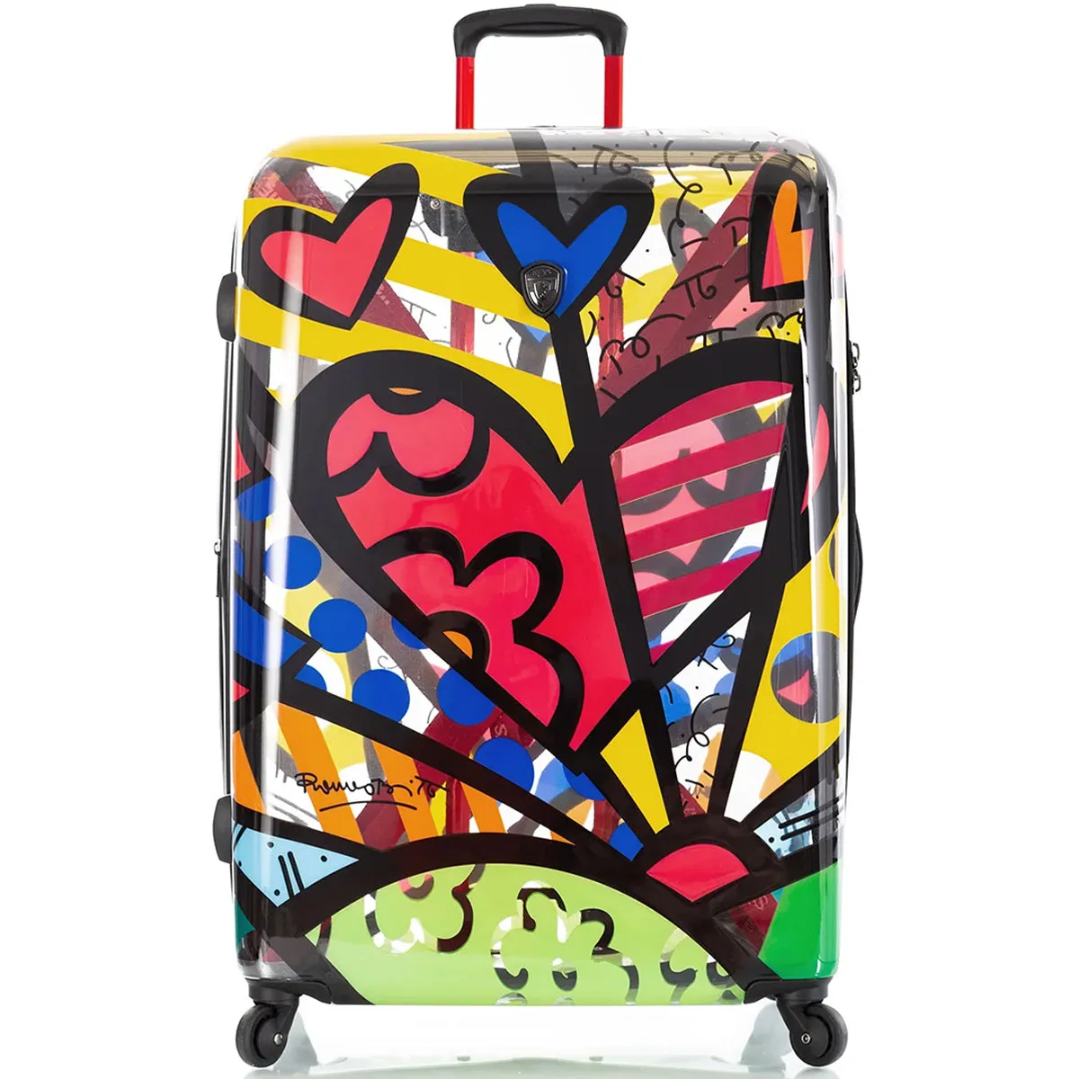 Britto A New Day TRANSPARENT 3pc Spinner Luggage Set