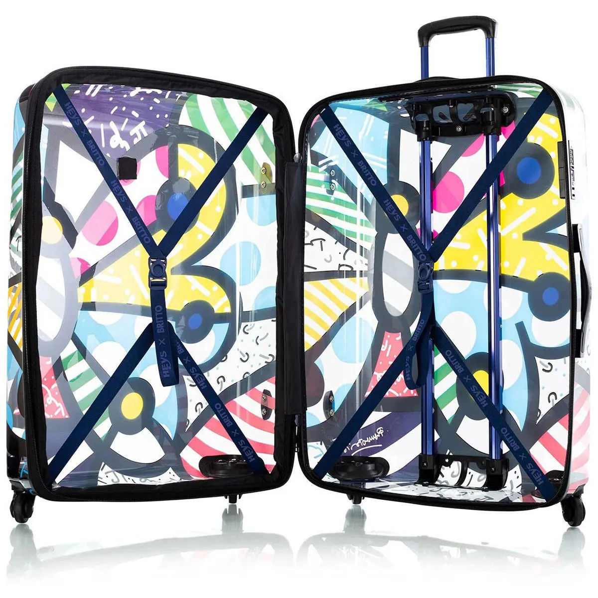 Britto Butterfly TRANSPARENT 26" Expandable Spinner