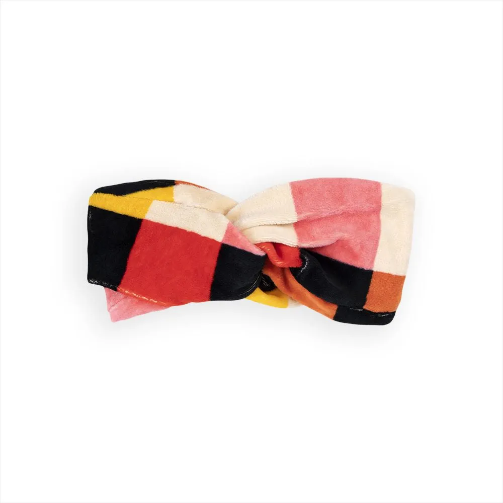 Checkers Twisted Velour Headband - Autumn Edition