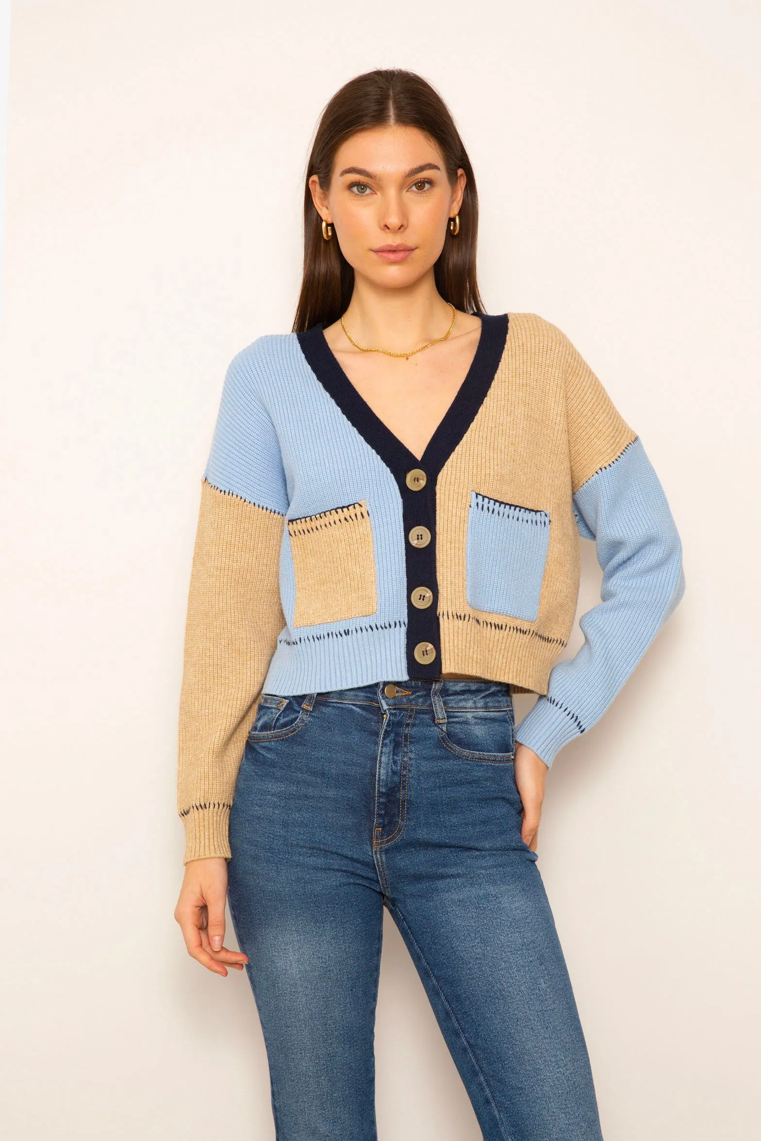 CPW Casey Colorblock Cardigan