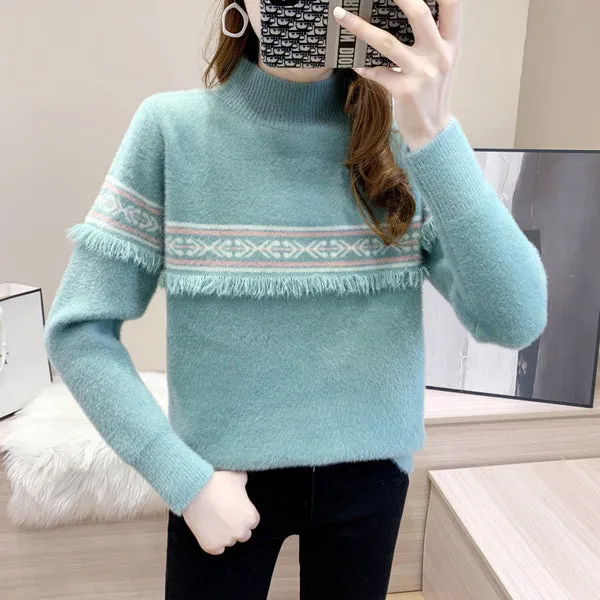 Cute tassel sweater   S589