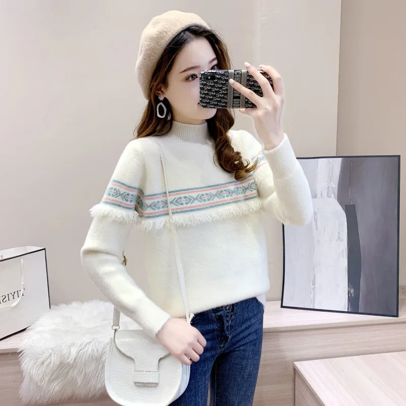 Cute tassel sweater   S589