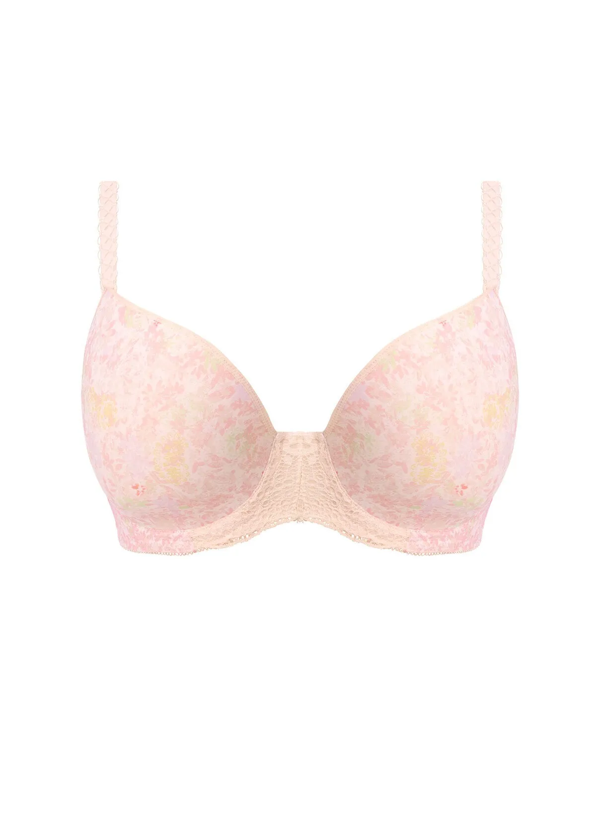 Daydreaming Plunge Molded T-Shirt Bra In Peach Blossom - Freya