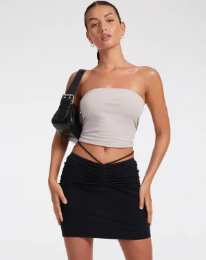 Ejon Mini Skirt in Black