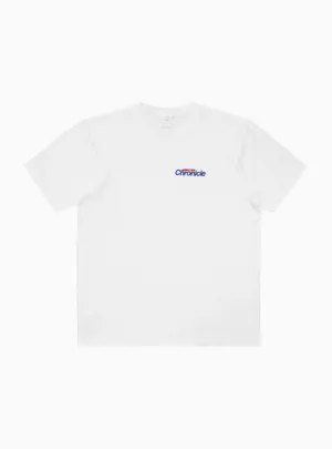 Embroidered Chronicle T-shirt White