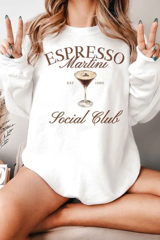 ESPRESSO MARTINI SOCIAL CLUB GRAPHIC SWEATSHIRT