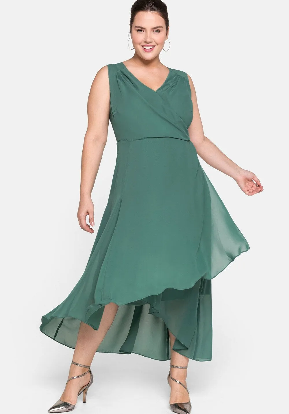 Evening dress Sheego, green