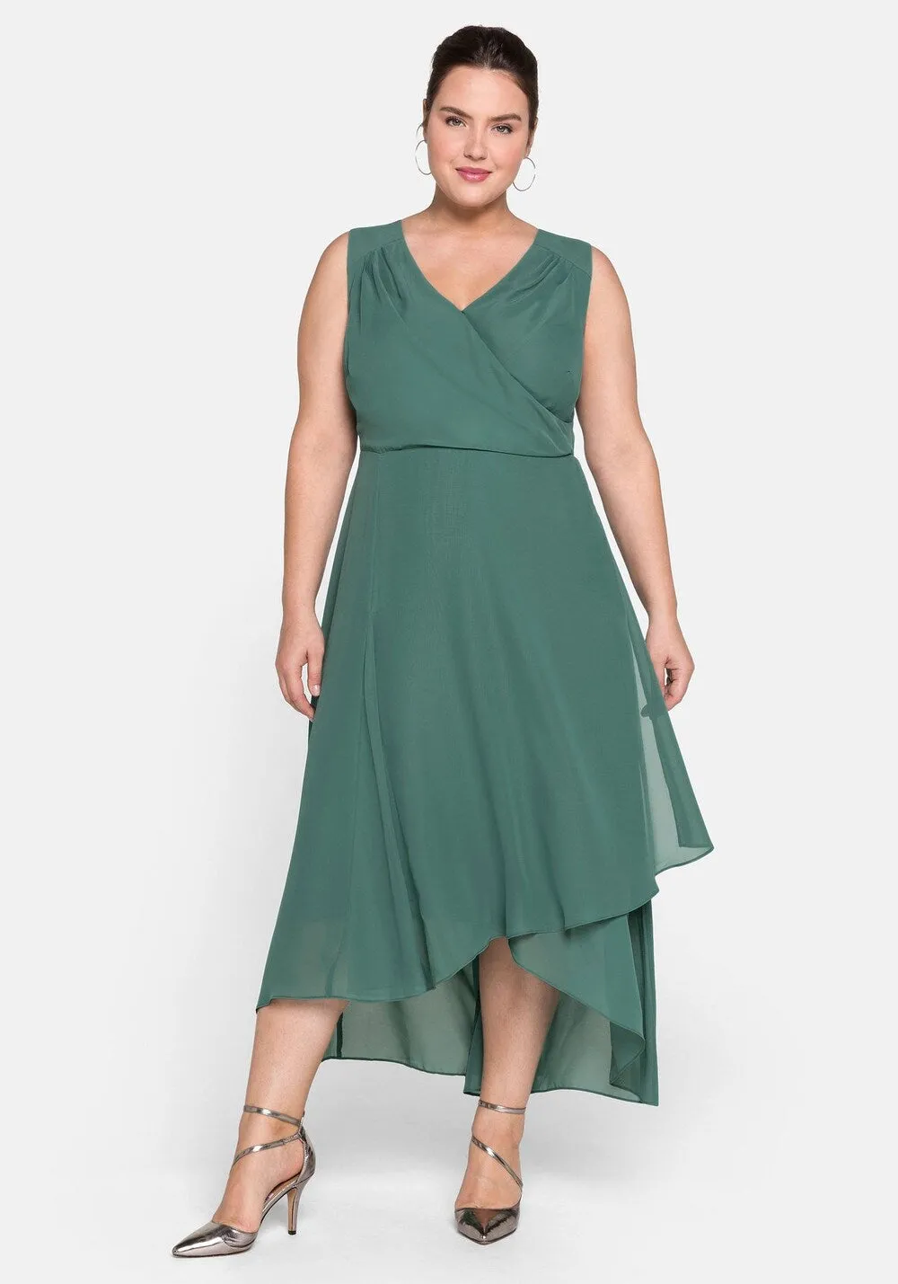 Evening dress Sheego, green