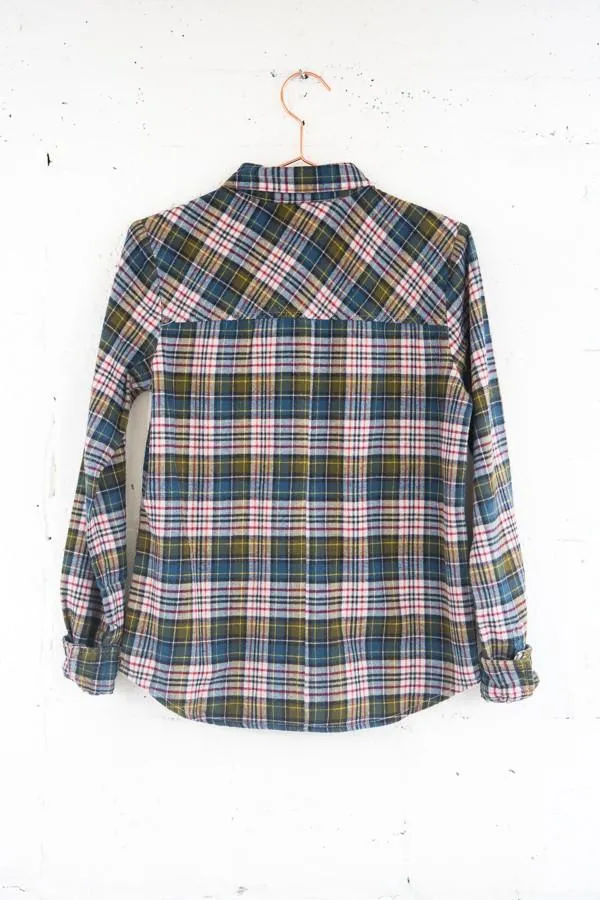 Flannel Yarn Dye Button Up Shirt