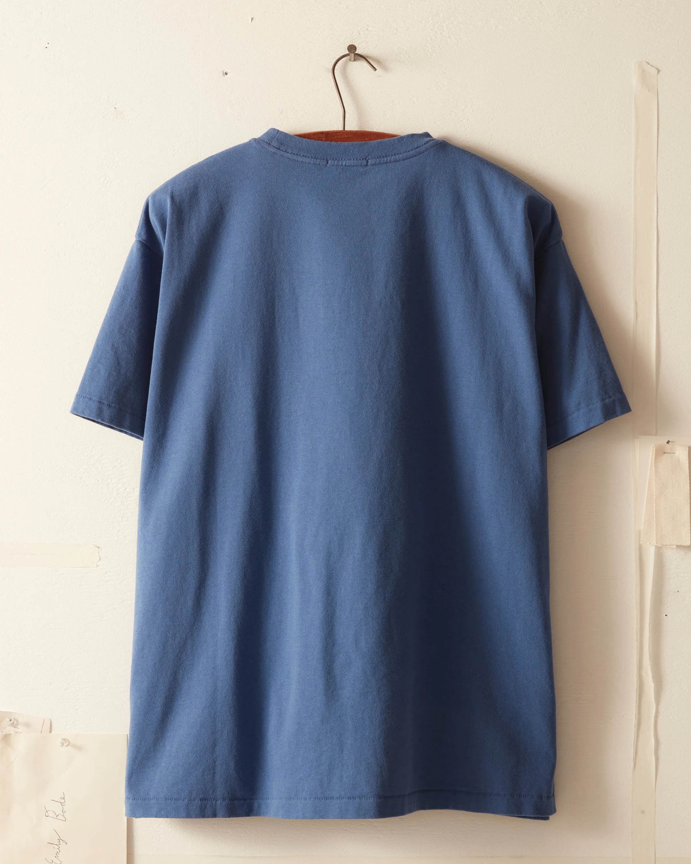 Flocked Nouveau Tee - Blue