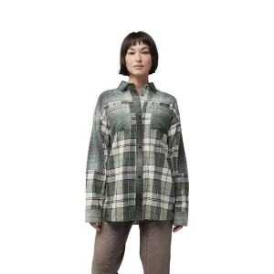 FOX Women's Oversized Flannel Shirt