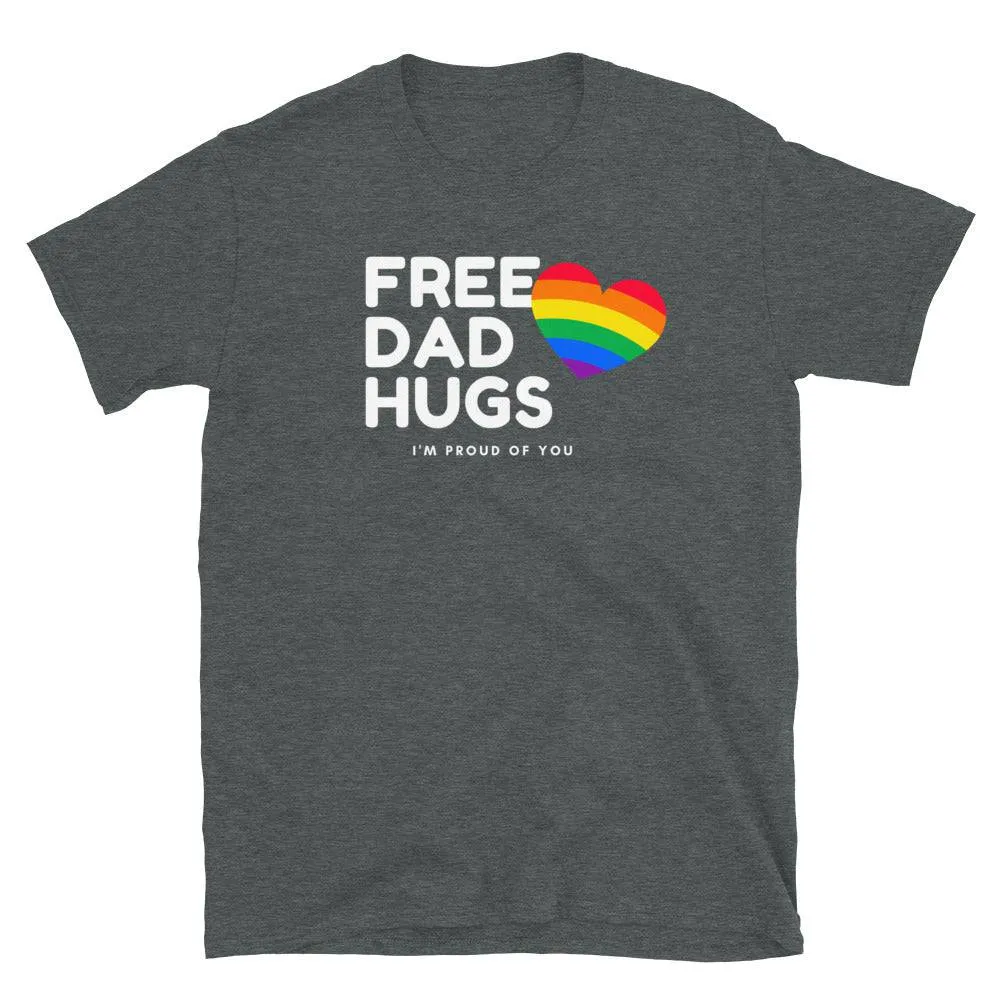 Free Dad Hugs Ally Pride T-Shirt