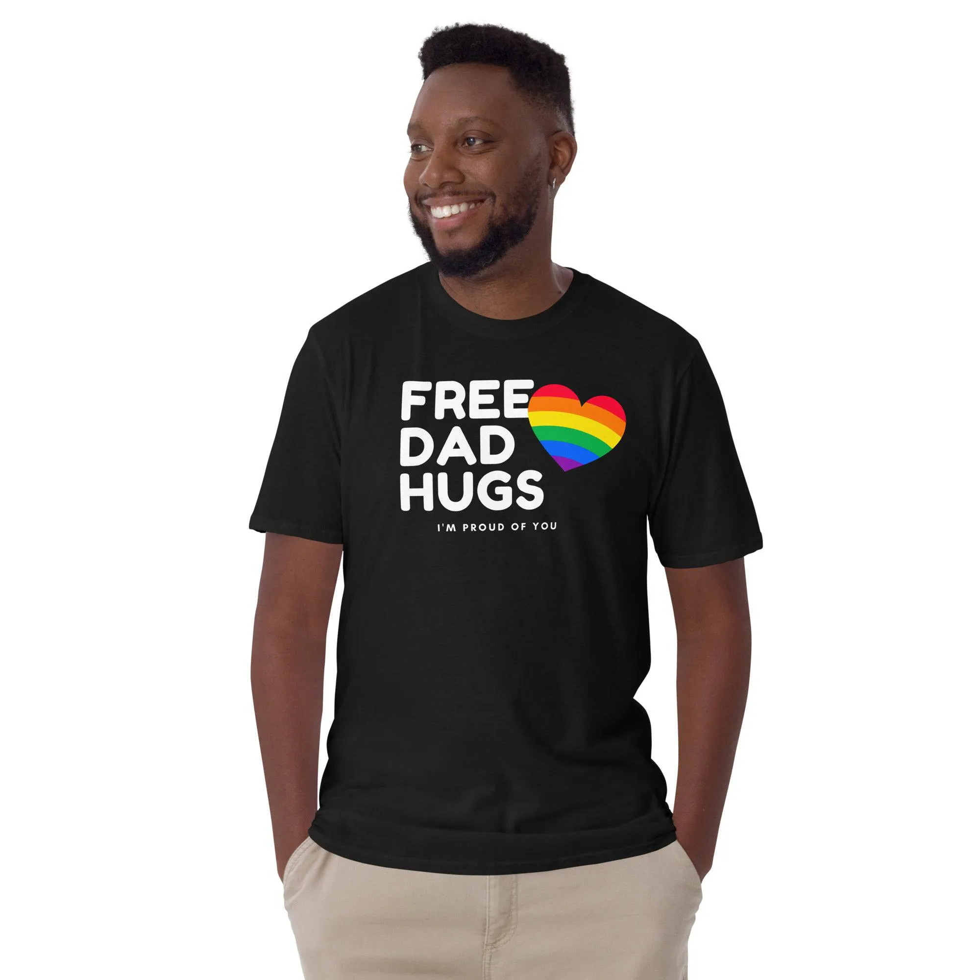 Free Dad Hugs Ally Pride T-Shirt