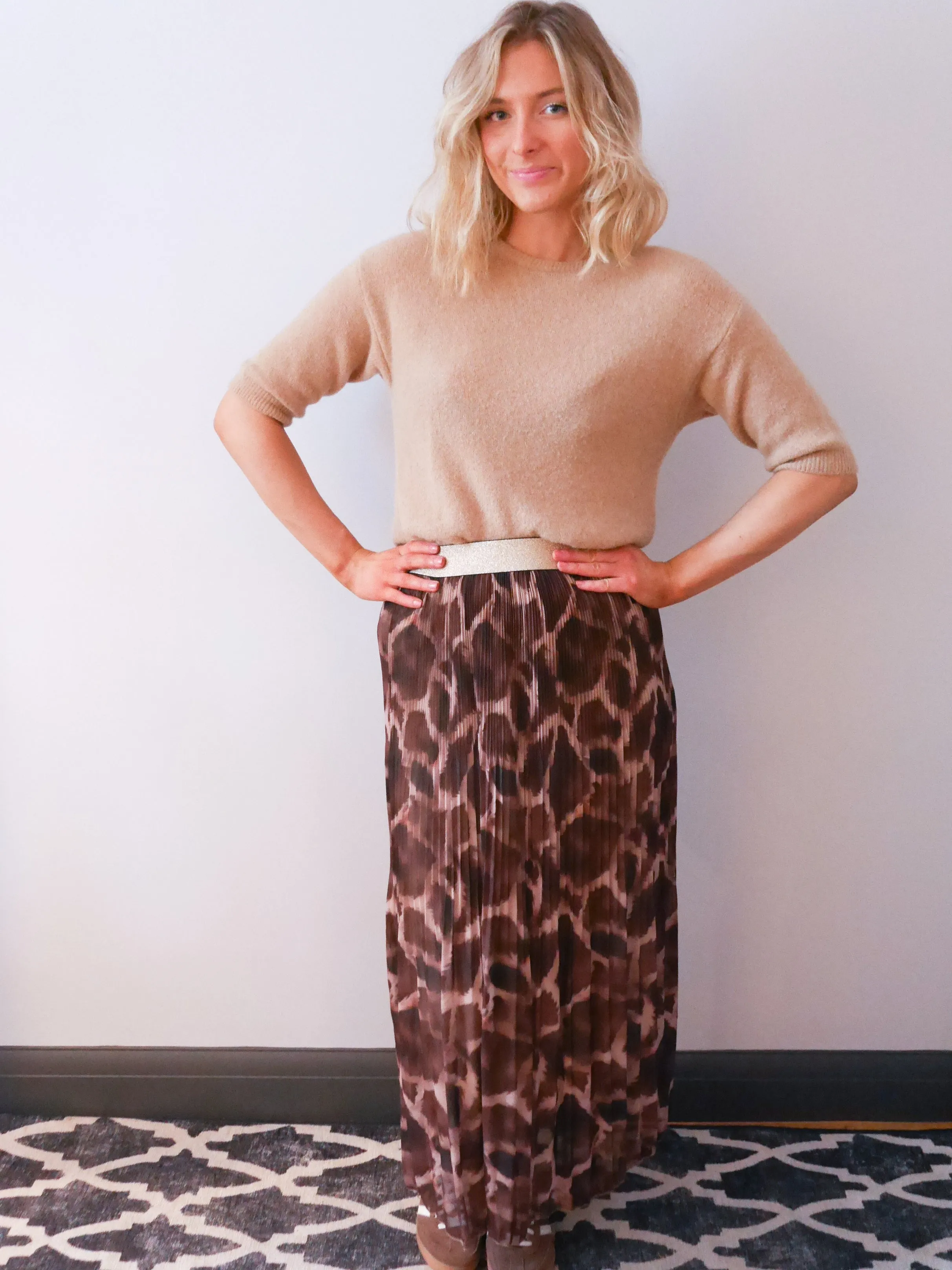 Gabrielle Skirt Brown