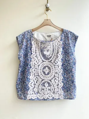 Heirloom Print   Crochet Box Top