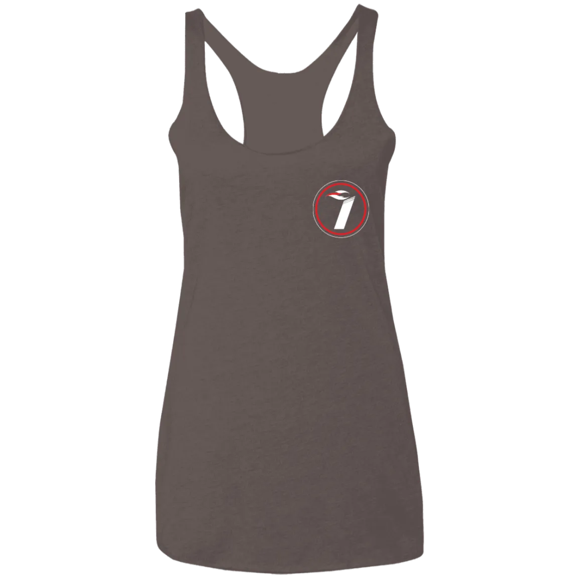 I Wear logo 1 Inspire Wear Ladies' Triblend Racerback Tank