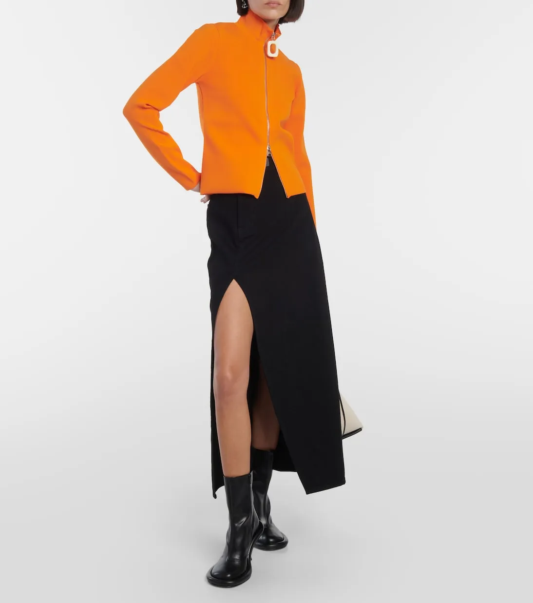 Jw Anderson knitted sweater, orange