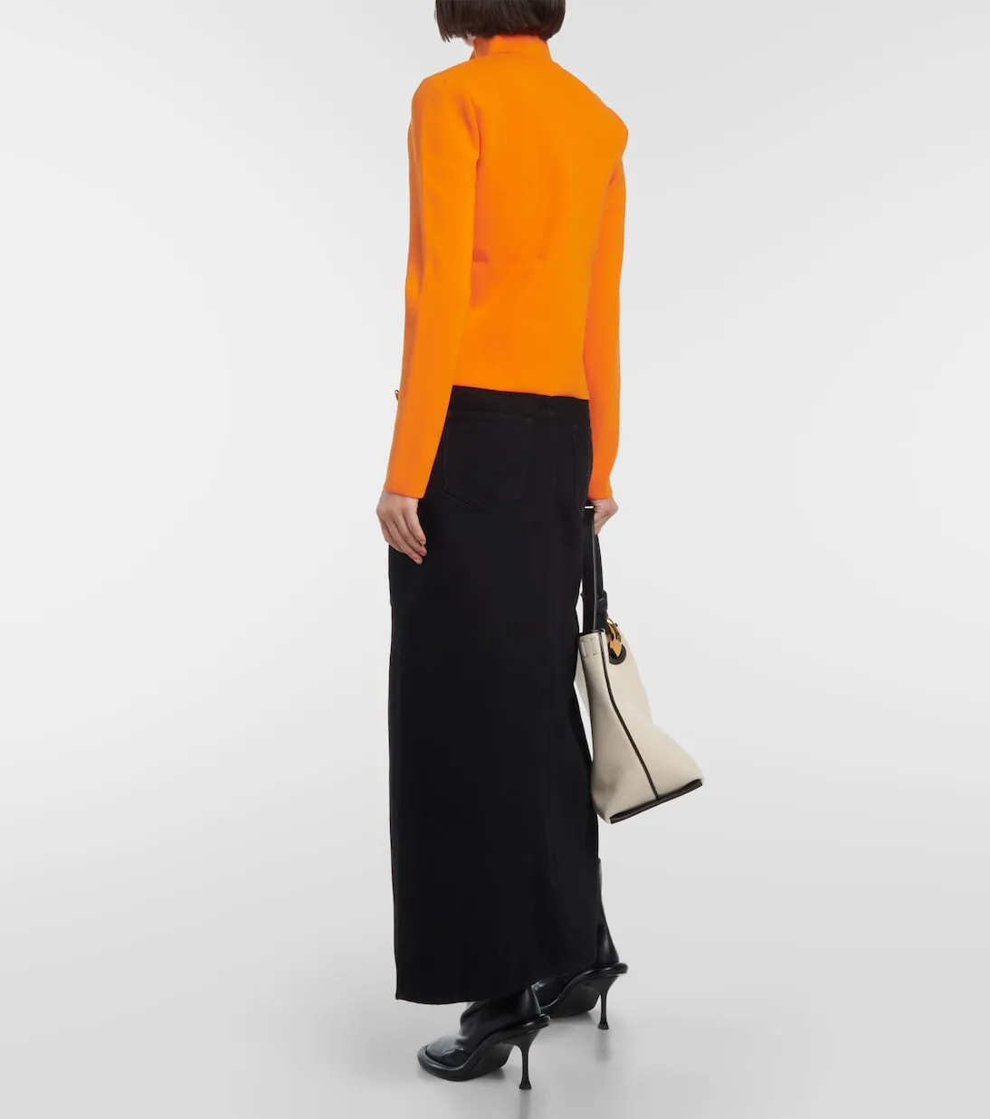 Jw Anderson knitted sweater, orange