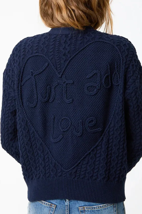 Kerri Rosenthal Suzanne Add Love Cardigan