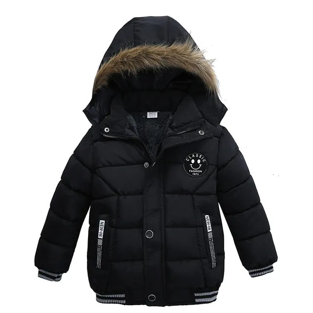 Kid’s Classic Fashion Hooded Winter Parka