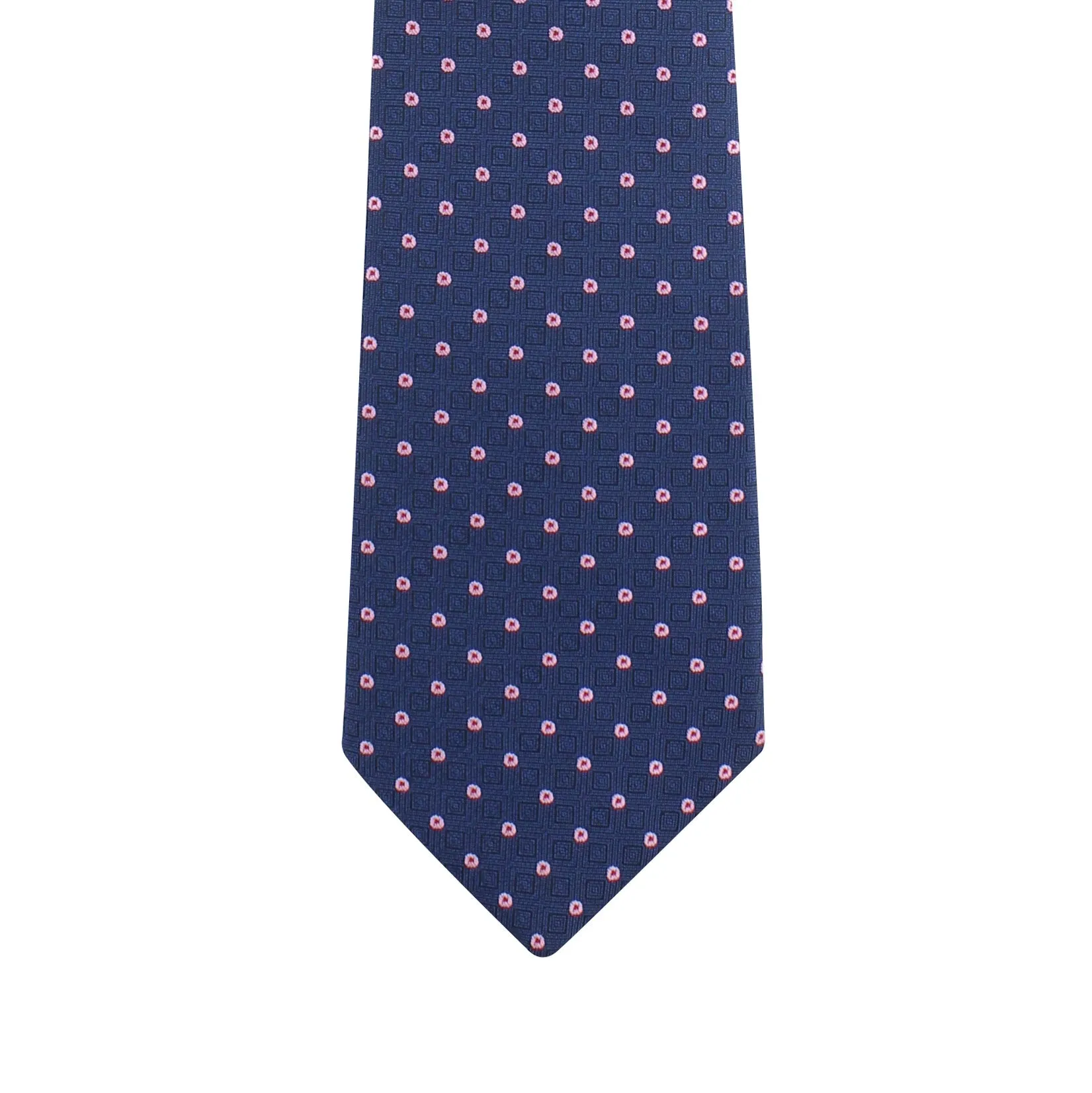 Kovove The Polka Abstract Fusion Blue Necktie For Men