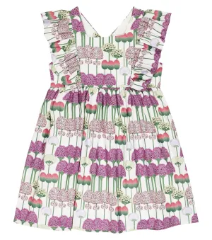 La Coqueta Floral Cinta Dress, Multicolor