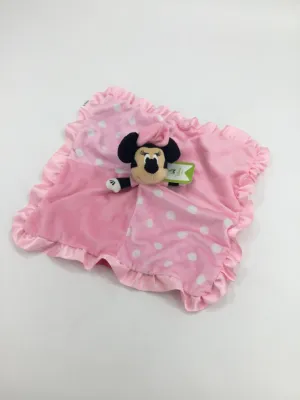 Minnie Mouse Pink Polka Dot Security Blanket