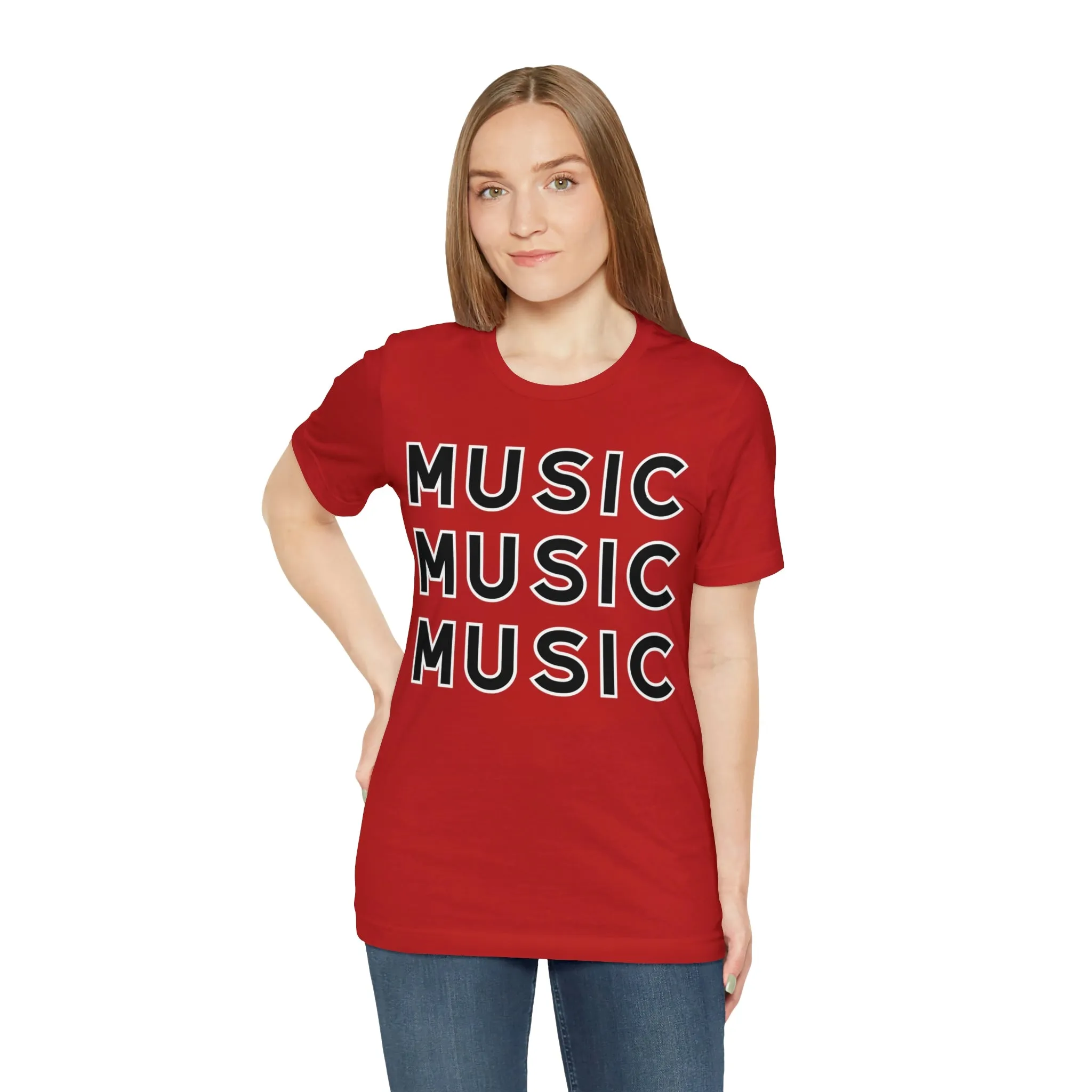 MUSIC Unisex Jersey Short Sleeve Tee