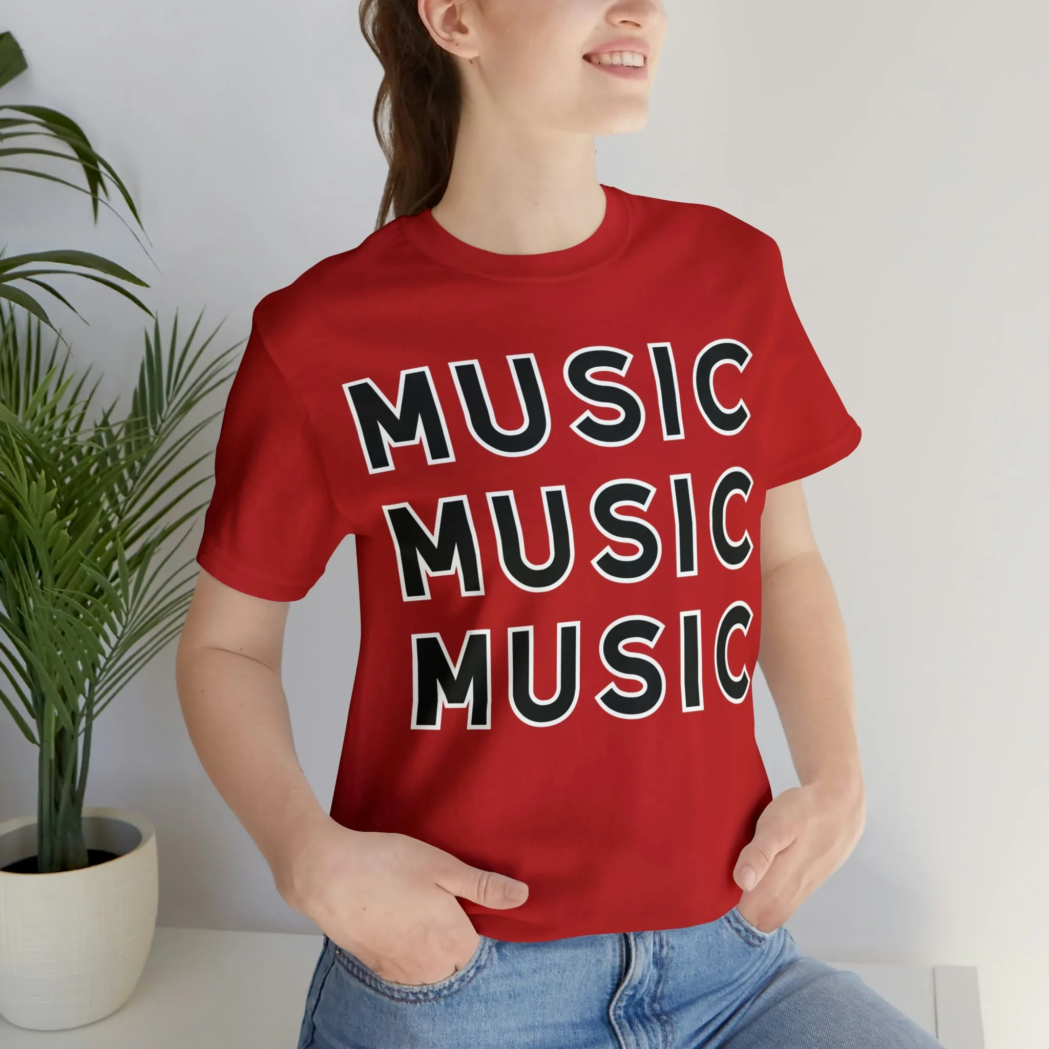 MUSIC Unisex Jersey Short Sleeve Tee