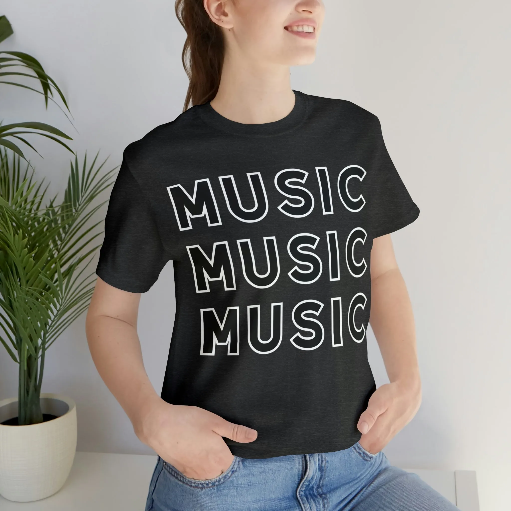 MUSIC Unisex Jersey Short Sleeve Tee