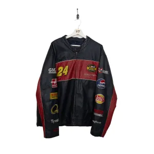 Nascar Jeff Gordon Cup Series Leather Racer Jacket