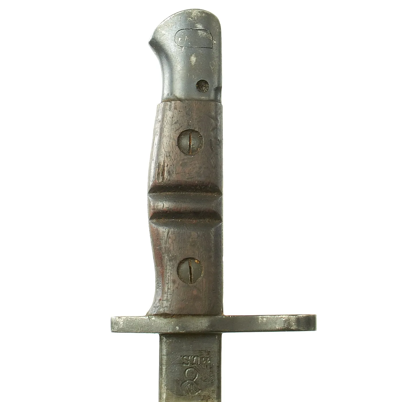 Original U.S. WWI M1917 Enfield Rifle Bayonet by Remington with First Pattern Maxim Patent Scabbard