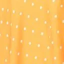 Plus Size Tangerine & Ivory Pin Dot Halter Trinity Swing Dress