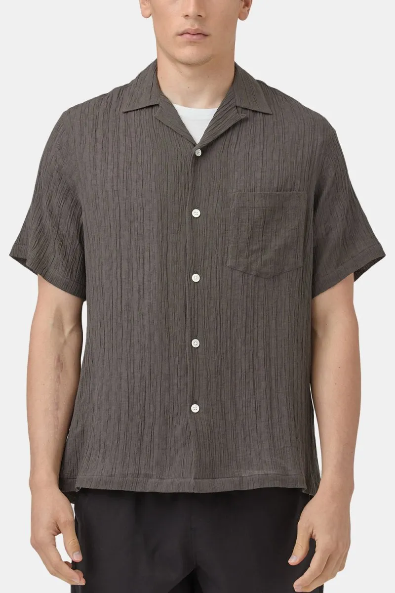 Portuguese Flannel Nori Shirt (Dark Grey)