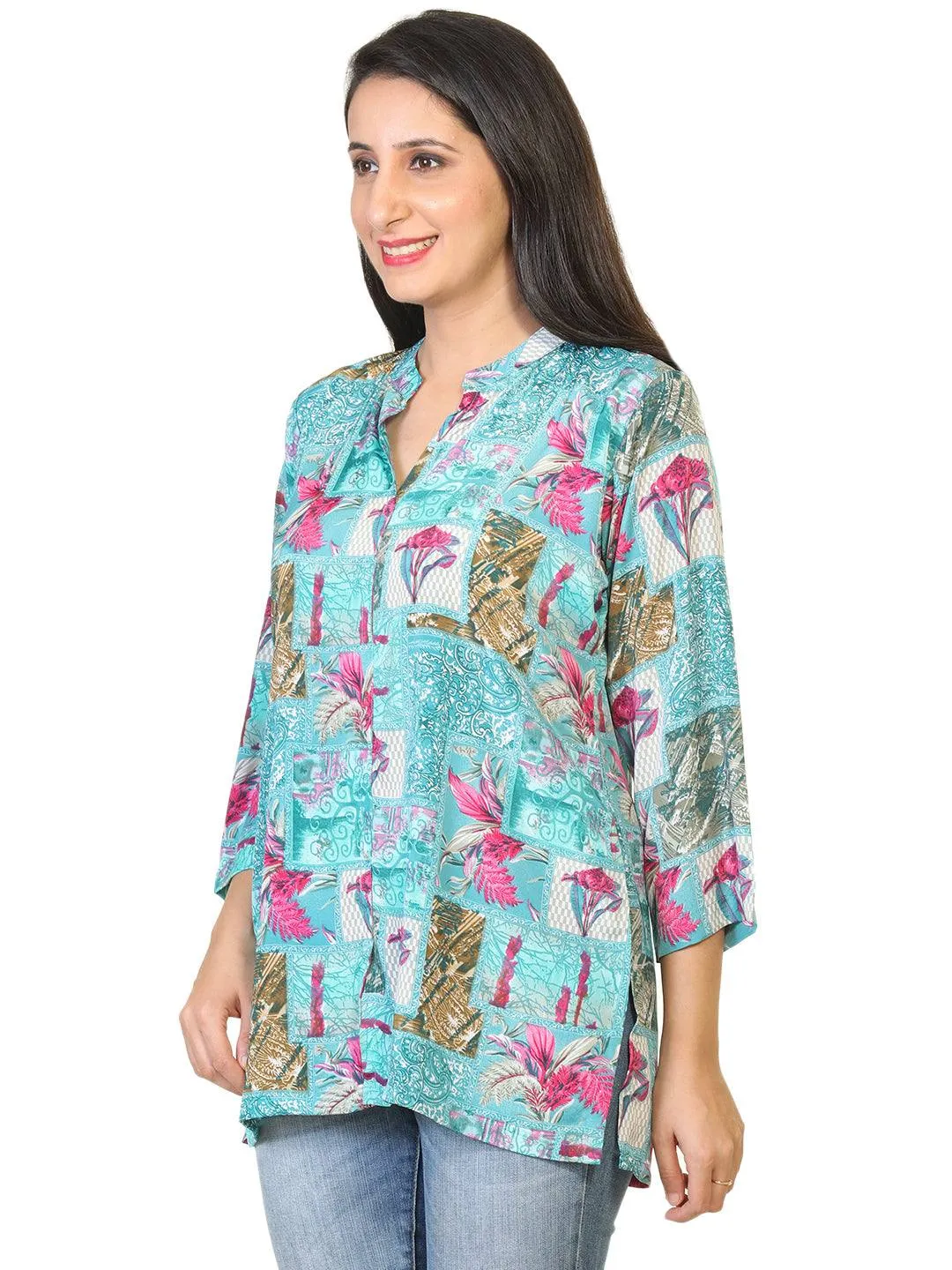 ReadyMade Printed Rayon Kurta