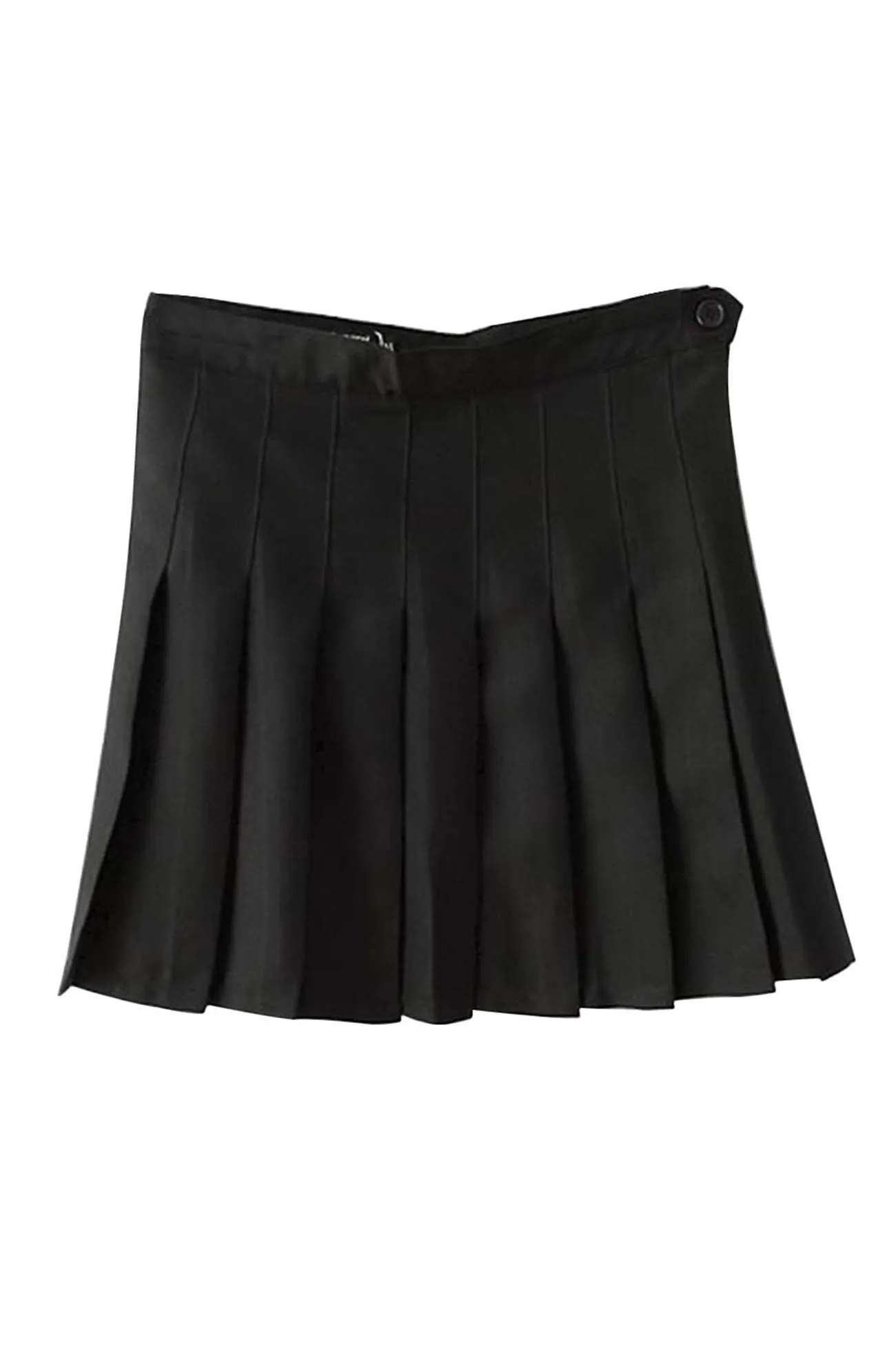 Slim High Waist Pleated Tennis Mini Skirts